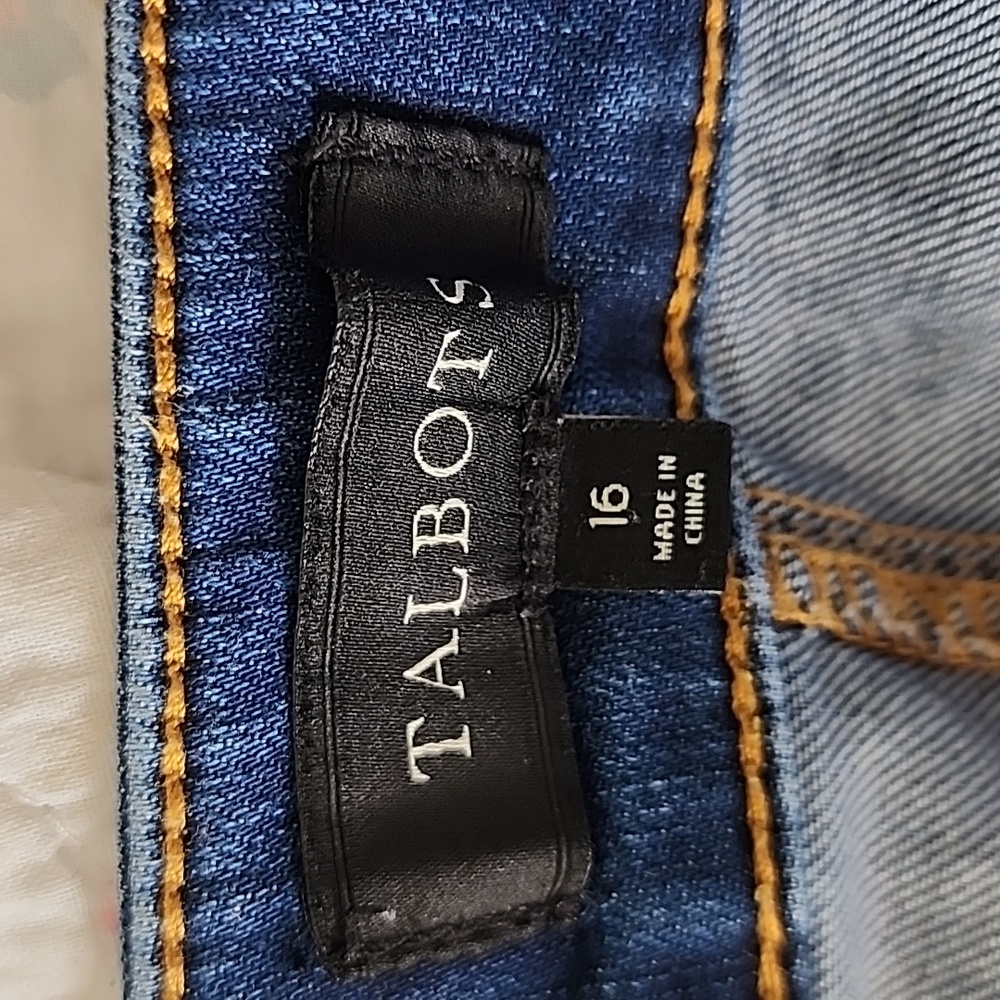 TALBOTS WOMAN'S DENIM SKIRT - Picture 10 of 11